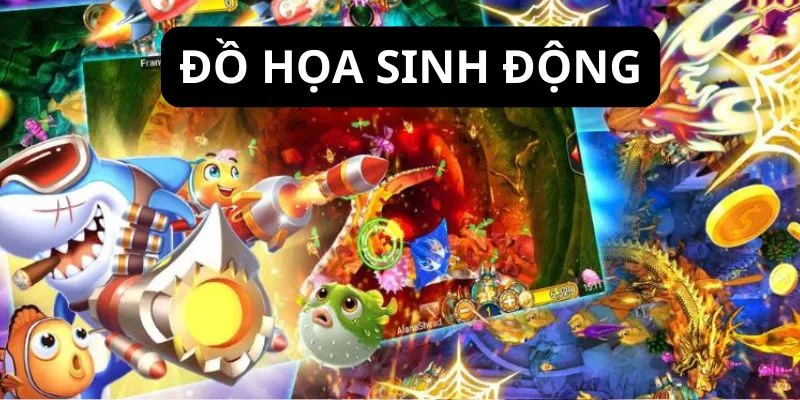 Bắn cá đại dương - Đồ họa đỉnh cao, thưởng hấp dẫn từ 23win 2 Thành viên được chiêm ngưỡng đồ hoạ đặc sắc, bố cục logic
